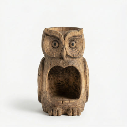 Baslayer™The Quiet Watcher  - Owl Watcher Feeder--8inch