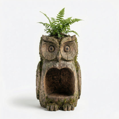 Baslayer™The Quiet Watcher  - Owl Watcher Feeder--8inch