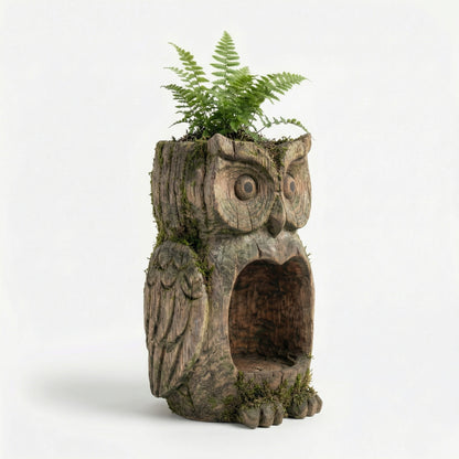 Baslayer™The Quiet Watcher  - Owl Watcher Feeder--8inch