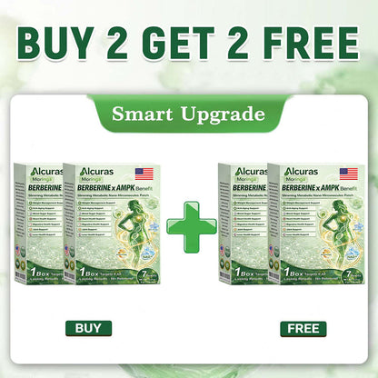 🇺🇸Alcuras™ Moringa × Berberine × AMPK 8-Benefit Slimming & Metabolic Nano Microneedle Patch✨